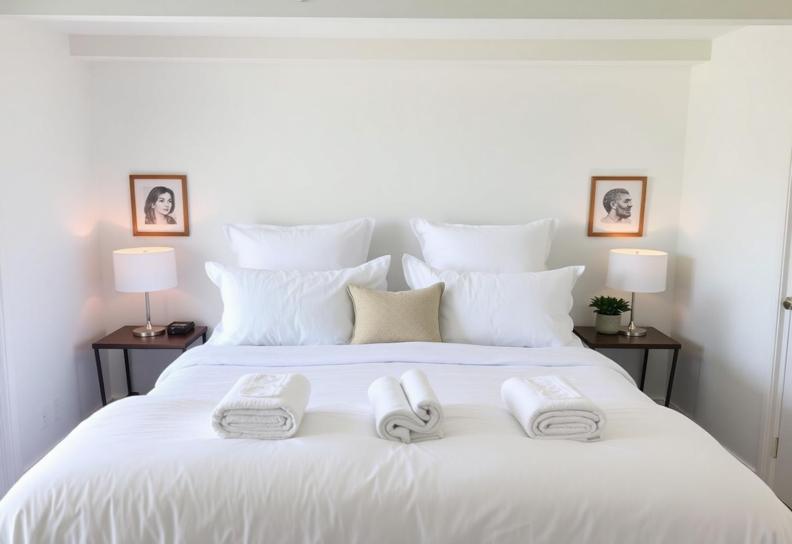 Spotless guest-ready Airbnb vacation rental bedroom in Rancho Bernardo