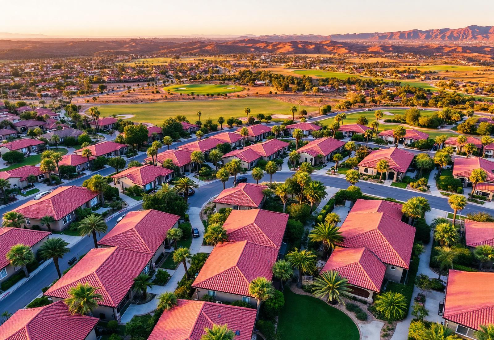 Aerial view of 4S Ranch San Diego neighborhood