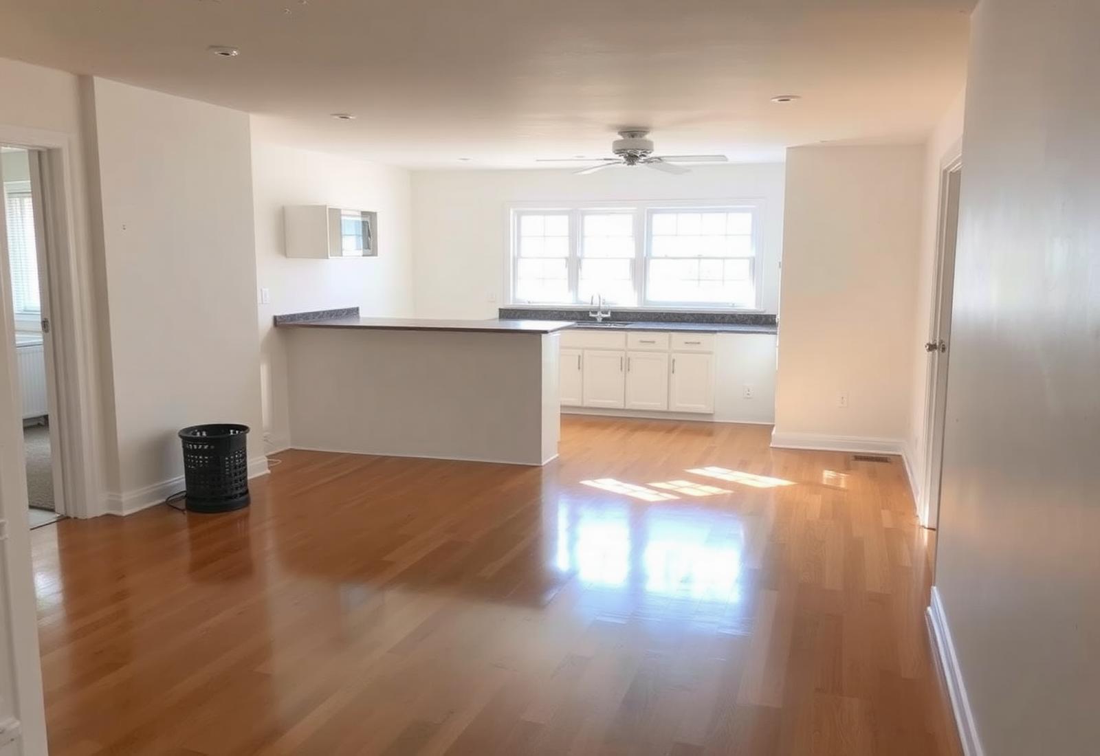 Newly renovated Rancho Bernardo home after post-construction cleanup